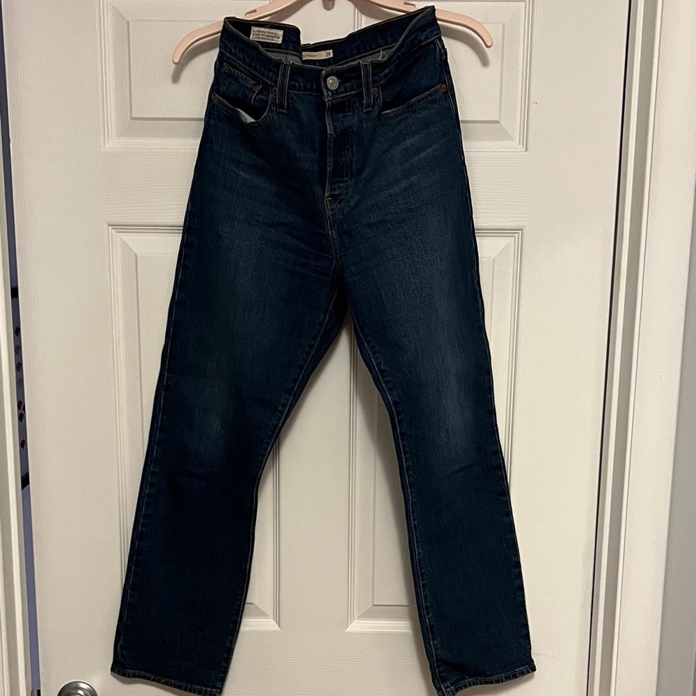 Levi's Wedgie Straight Deep Indigo Jeans